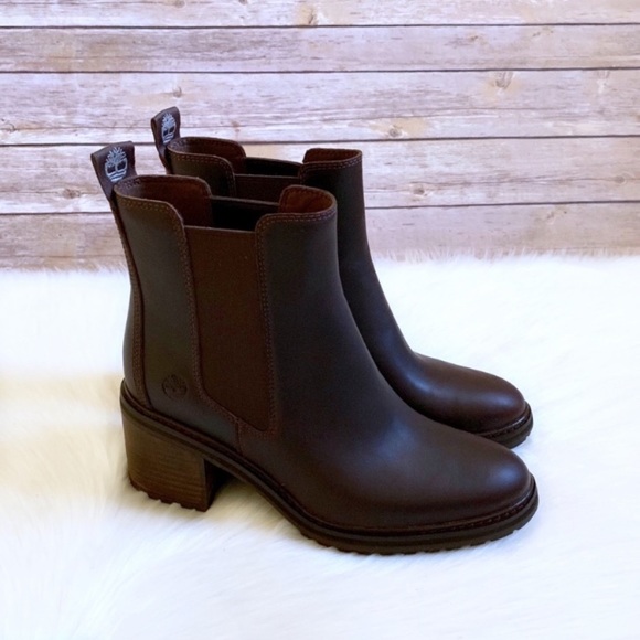 Timberland | Shoes | Timberland Dark Brown Sienna High Chelsea Boots |  Poshmark